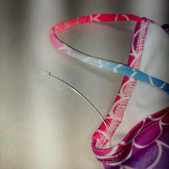 New Bobbie Brooks Multicolor Mermaid Scale Tankini Set 4T - Picture 4 of 4